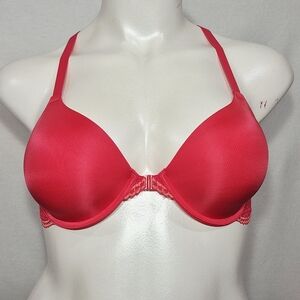 38C‎ Maidenform 7112 Front Close Lace Trim Underwire Bra